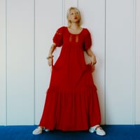 【 ritsu 】Jersey Mesh Dress