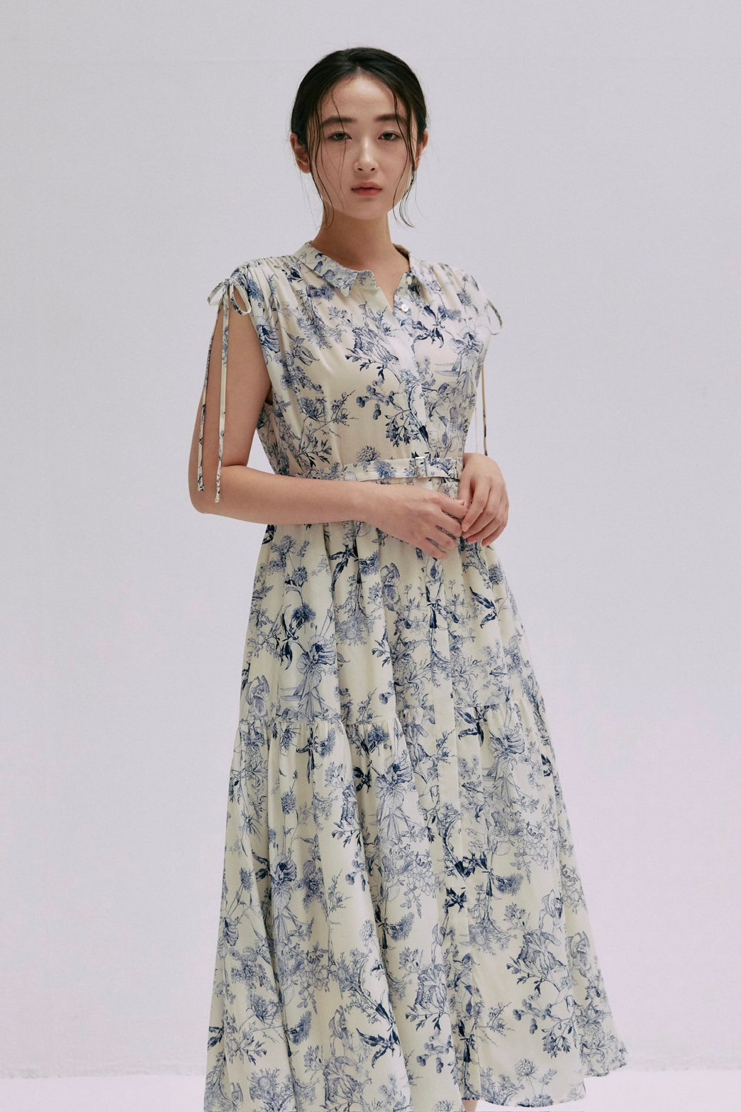 ♡blumarine ウールワンピース♡42♡ Ruimeme 】Élise dress -navy blue- (ワンピース) | 木