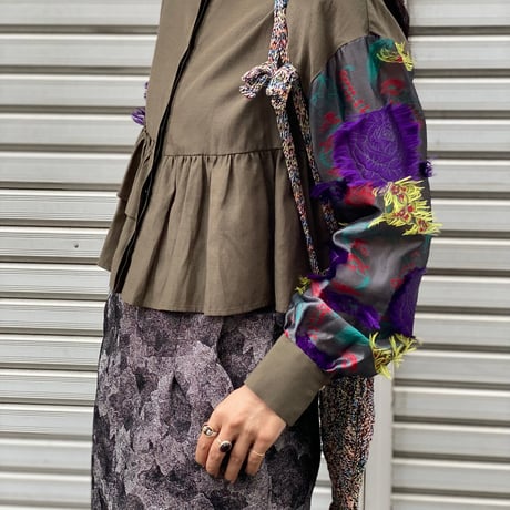【 kwotias 】 Flora shirt (ブラウス)