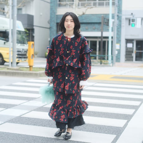 【 kwotias 予約】floating bloom tight skirt (スカート) -2026年9月発送予定-