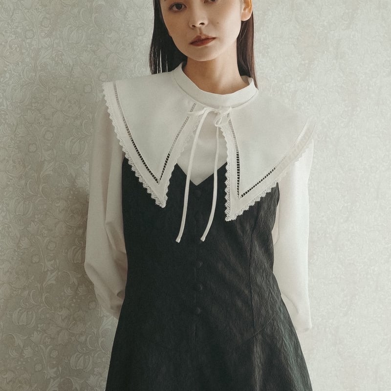 トップス ruimeme stand collar blouse Black Margot Stand Collar Blouse | Tuckernuck