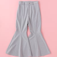 【 overlace 】 striped flared pants