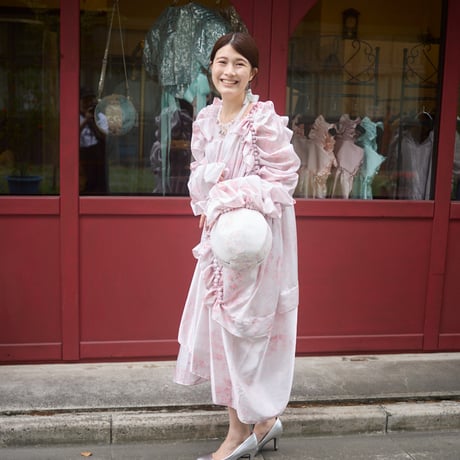 【 natsumi osawa 】 papillon sleeve dress