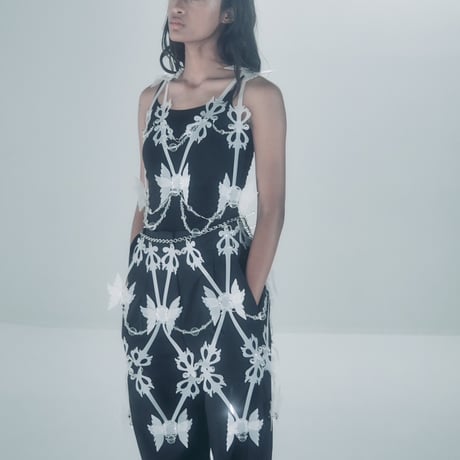 【 CHIHARUEGAMI 予約 】 HEART STICK HARNESS TOP -2027年3月発送予定-