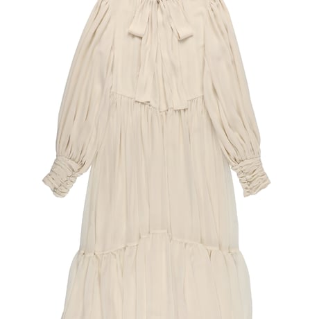 【 SUBLIMATIO 予約 】CHIFFON LAYER DRESS (ワンピース) -2026年8月下旬発送予定-