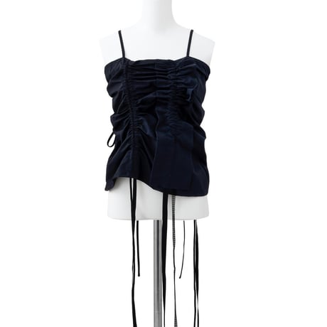 【 Create Clair 】 Deformation gather bustier (ビスチェ)