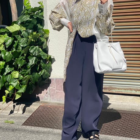 【 kwotias 】 cut jacquard shirt (シャツ)