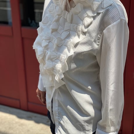 【 CHIHARUEGAMI 予約 】 RIBBON SHIRT -2027年3月発送予定-