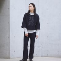【 Kana Kawasaki 】stretch flared pants (パンツ)