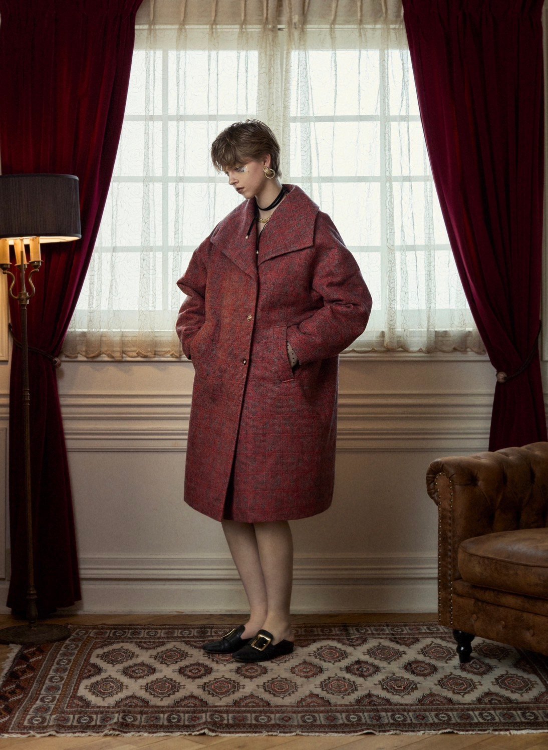 kwotias 】veil coat (コート) | 木宮商店 -蔵前-