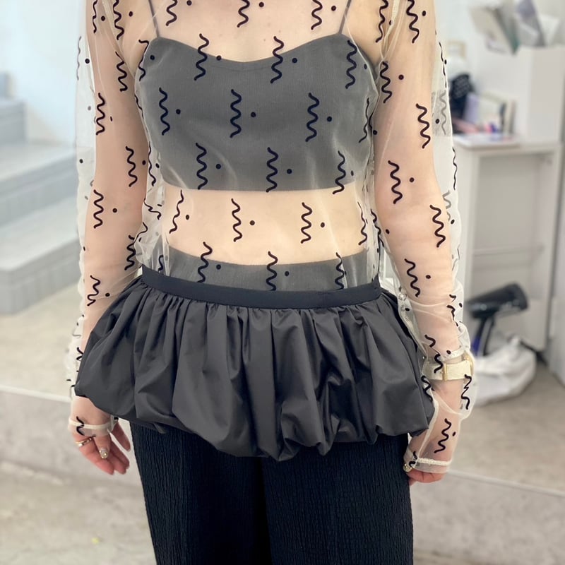 【美品】PoIフリル ビスチェ スカート PoI 予約 】frill bustier skirt (ビスチェ/スカート) | 木宮商