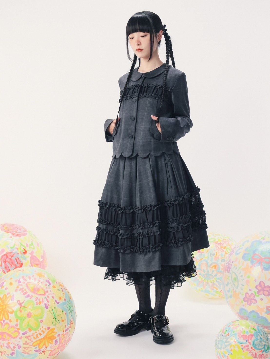 KAPITAL 美品 タータン チェック ウール アミッシュ パンツ スカート KAKA KYLIN 予約 】ウールチェックスカート | 木宮商店 -蔵前-