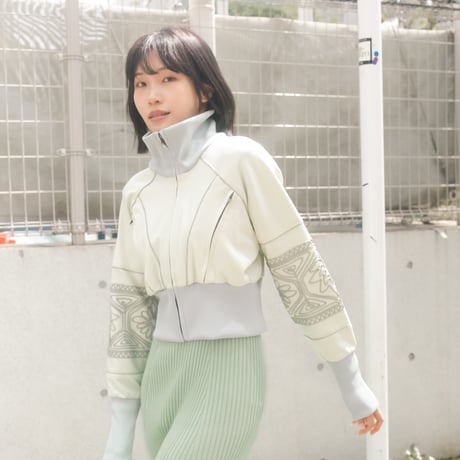 【 ritsu 予約 】KIKU cropped tracksuit -2026年9月～11月発送予定-