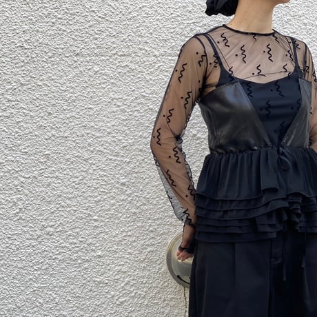 【 PoI 】 sheer tulle top naminami (トップス)