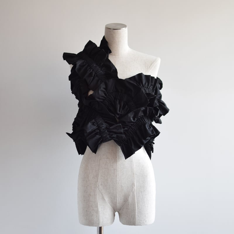 HOUGA 】kiki frill vest (ベスト) | 木宮商店 -蔵前- HOUGA 】kiki frill vest (ベスト) | 木宮商店 -蔵前-