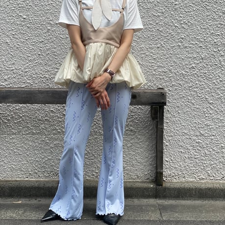 【 PoI 】 flocky print pants