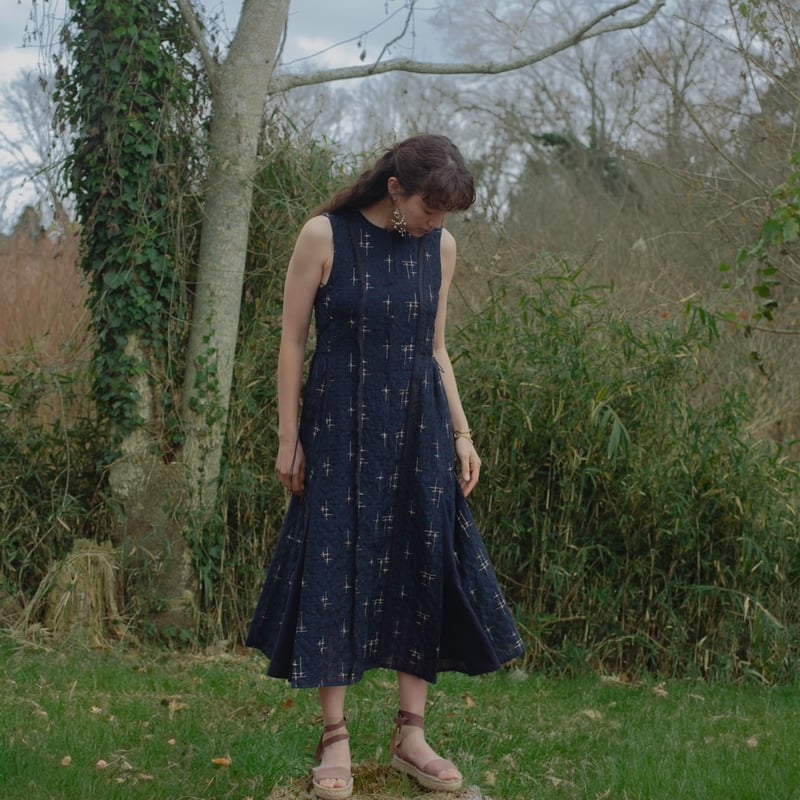 nagisa 】sparkle embroidery dress (ワンピース) | 木宮 