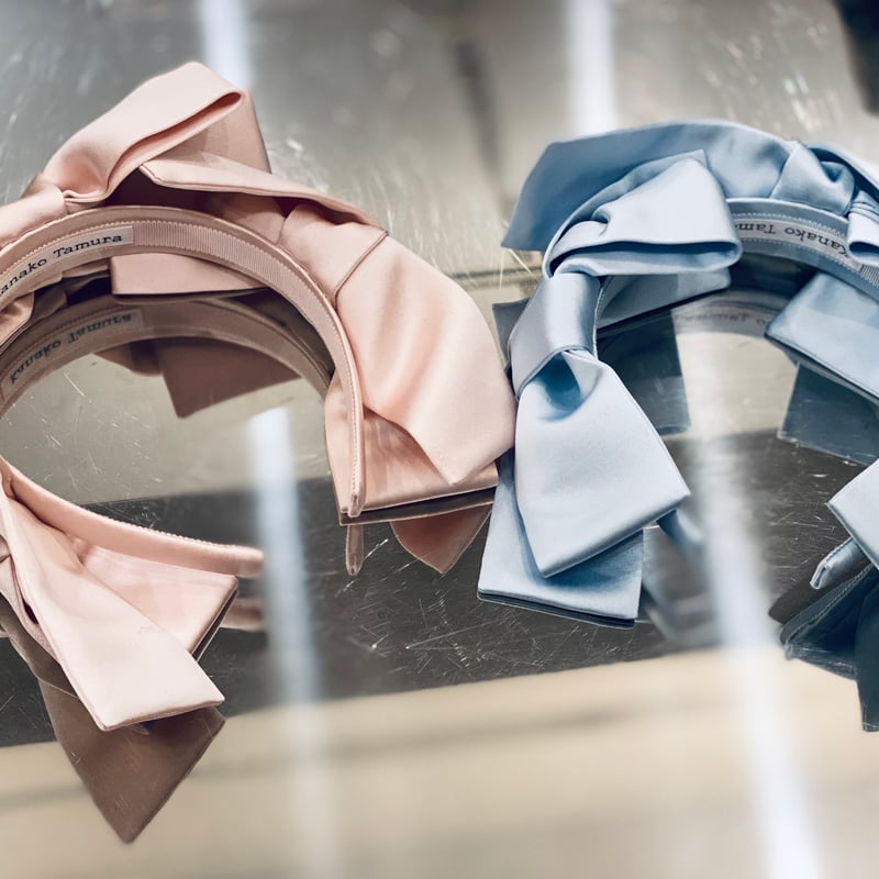 Kanako Tamura サテンリボンカチューシャ Kanako Tamuraのサテンリボンのカチューシャ、ぷりぷりでたまらん