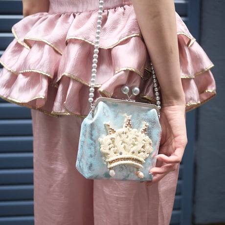 【 natsumi osawa 予約 】 vintage satin frill mini dress -2026年8月～9月発送予定-