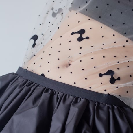 【 PoI 】 tulle top motif