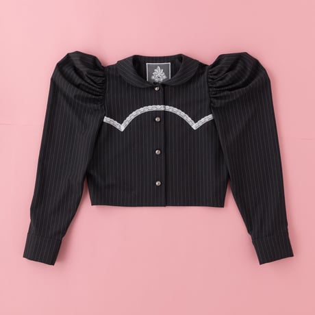 【 overlace 】 gigot sleeves jacket