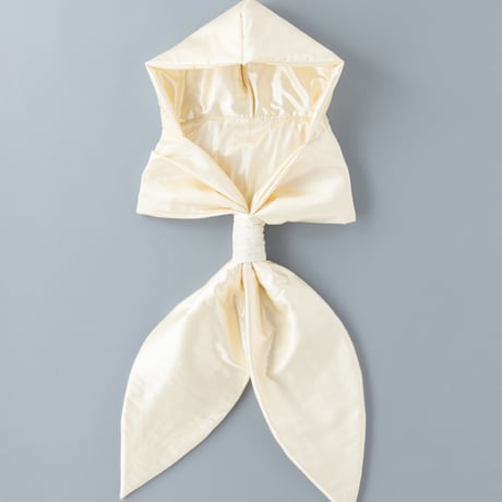 【 overlace 予約 】hooded ribbon scarf -2026年10月発送予定-