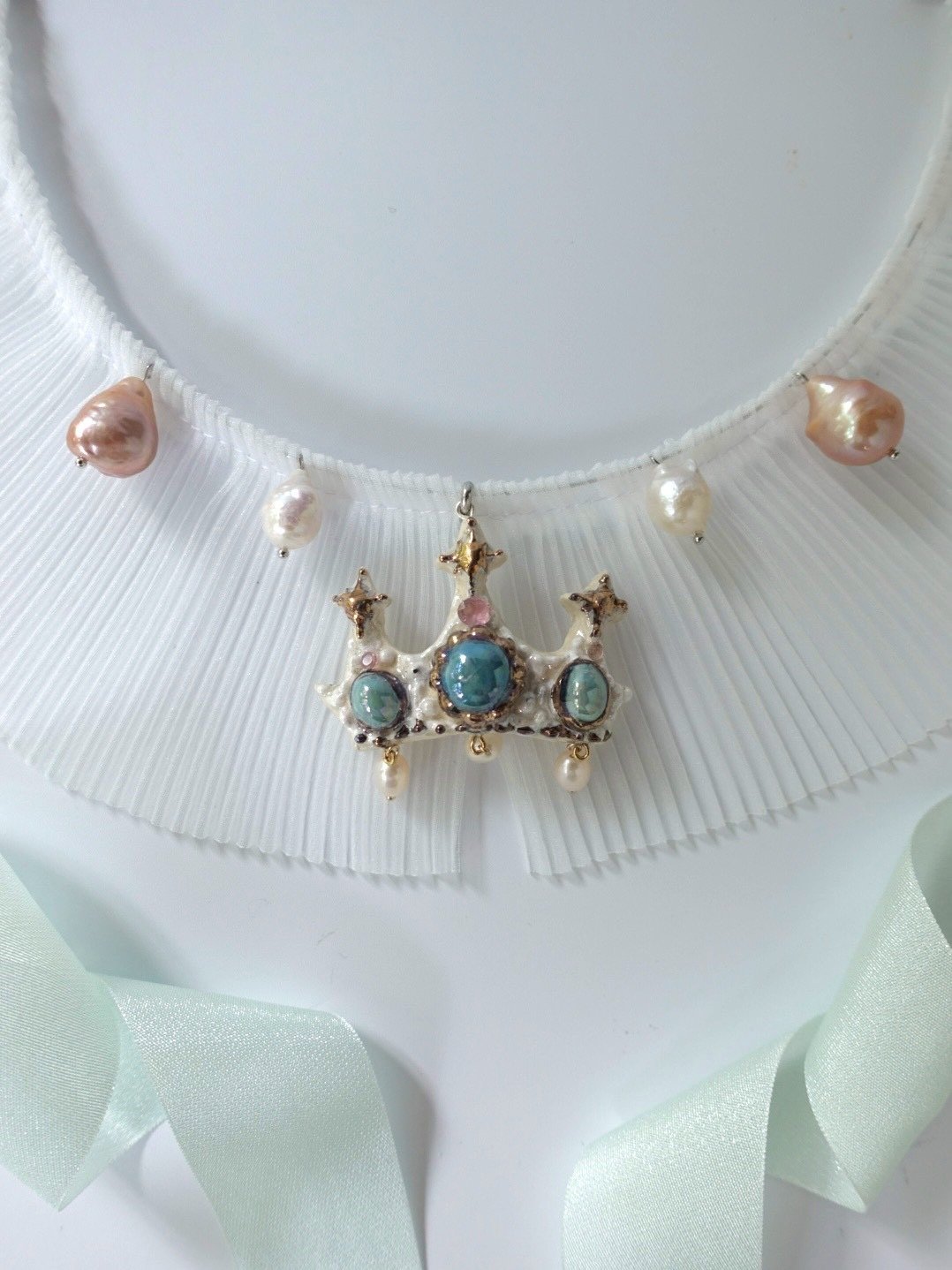 natsumi osawa 】 twinkle collar necklace 冠座 Co