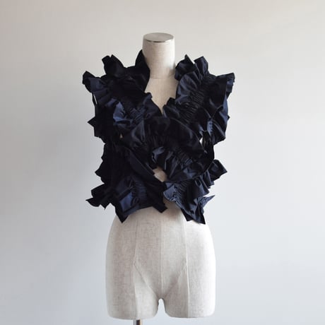 【 HOUGA 】kiki frill vest