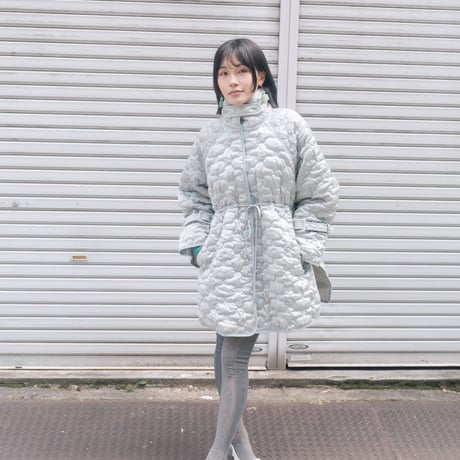 【 ritsu 予約 】Sazanka quilted satin jacket -2026年9月～11月発送予定-