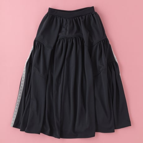 【 overlace 】 jersey volume skirt