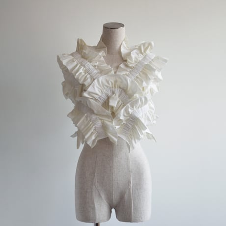 【 HOUGA 】kiki frill vest