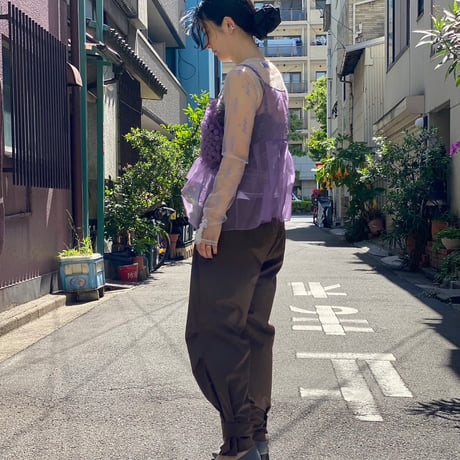 【 PoI 】 sheer tulle top naminami (トップス)