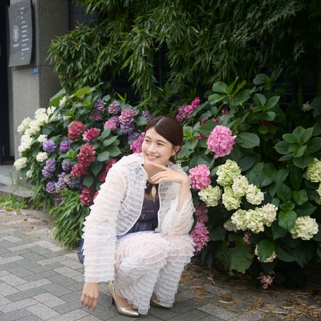 【 natsumi osawa 予約 】 tiered lace bolero -2026年8月～9月発送予定-