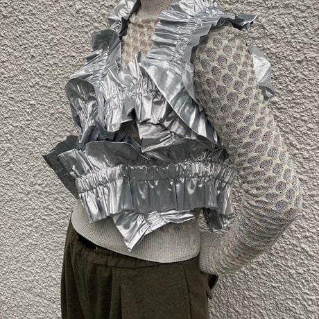 【 HOUGA 】kiki frill vest