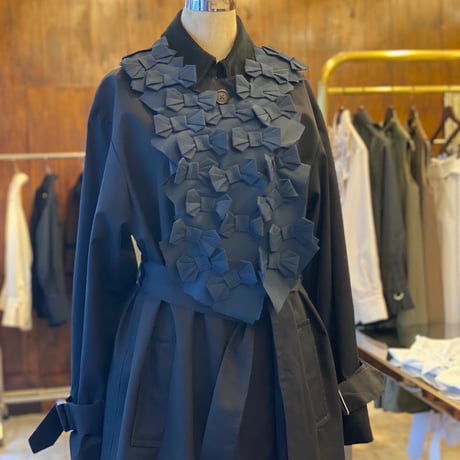 【 CHIHARUEGAMI 予約 】RIBBON COAT (コート)  -2026年8月発送予定-