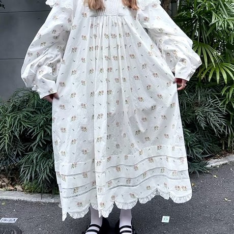 【 overlace 】 bouquet embroidery recollection dress (ワンピース)