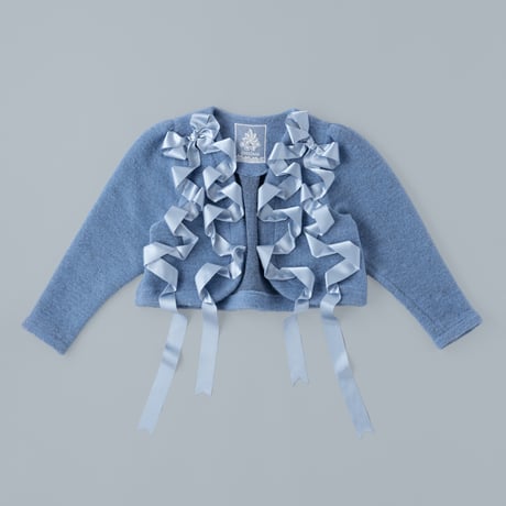 【 overlace 予約 】ribbon cardigan -2026年11月発送予定-