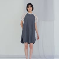 【 Kana Kawasaki 】raglan original print mini dress (ミニドレス)