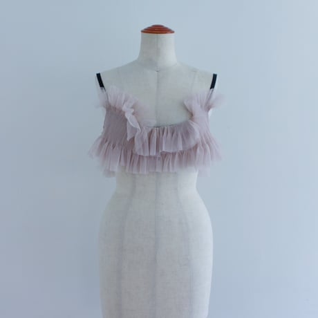 【 MIKI IMAMURA 】 Tulle Bustier (ビスチェ)