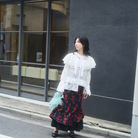 【 kwotias 予約】floating bloom tight skirt (スカート) -2026年9月発送予定-