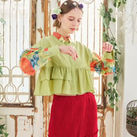 【 kwotias 】 Flora shirt (ブラウス)