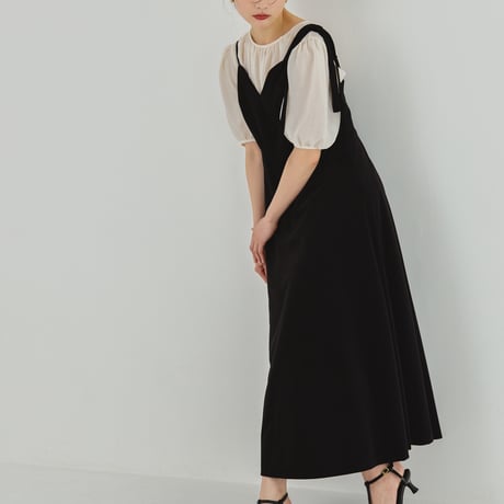 【 SUBLIMATIO 予約 】BLACK TASSEL DRESS (ワンピース) -2026年8月発送予定-