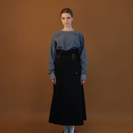 【 daichïogata 】BOA PULLOVER -SAX BLUE-