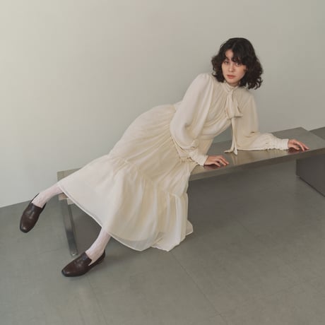 【 SUBLIMATIO 予約 】CHIFFON LAYER DRESS (ワンピース) -2026年8月下旬発送予定-