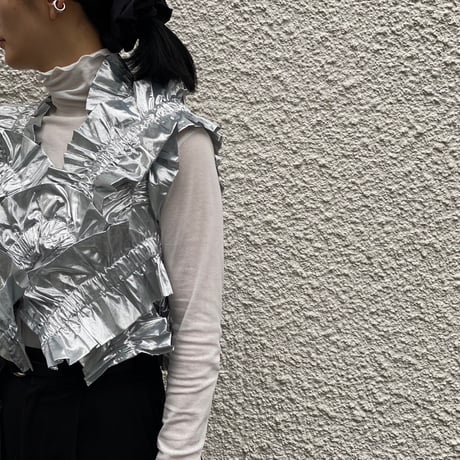 【 HOUGA 】kiki frill vest