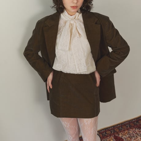 【 SUBLIMATIO 予約 】FINE CORDUROY SKIRT (スカート) -2026年8月下旬発送予定-
