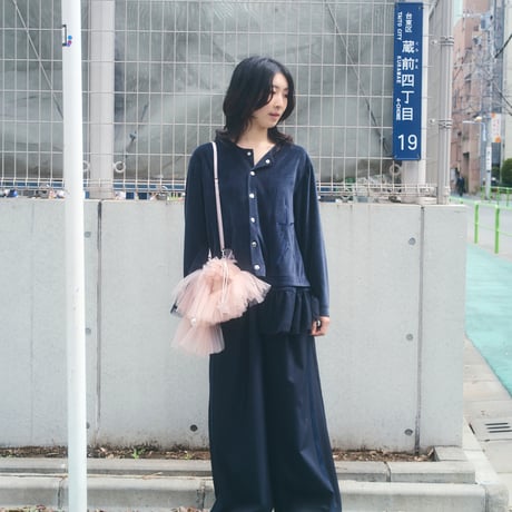 【 MIKI IMAMURA 予約】SATIN RIBBON WIDE PANTS (パンツ) -2026年10月発送予定-