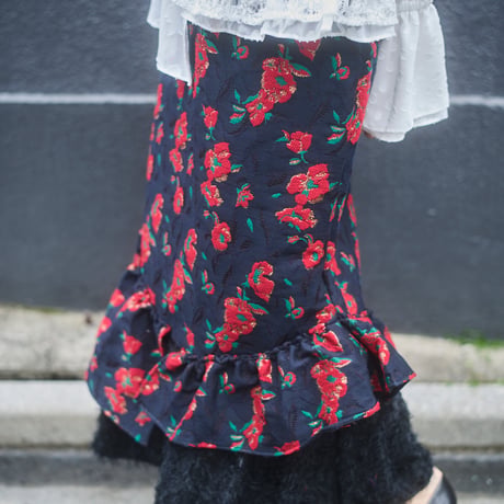 【 kwotias 予約】floating bloom tight skirt (スカート) -2026年9月発送予定-