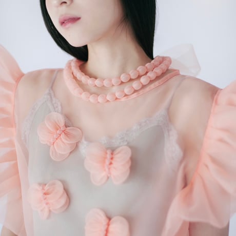 【 natsumi osawa 】 drops tulle nacklace (ネックレス)