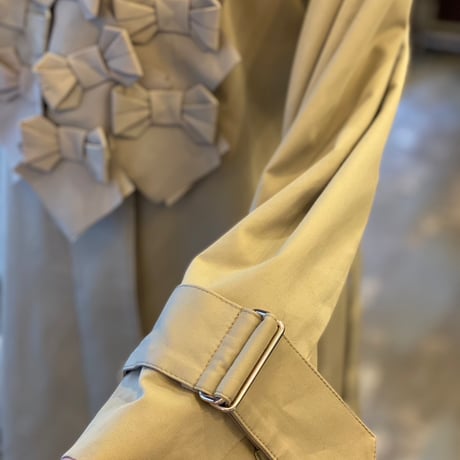 【 CHIHARUEGAMI 予約 】RIBBON COAT (コート)  -2026年8月発送予定-